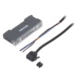 Senzor: amplificator fibră optică | NPN | IP40 | Conexiune: cablu 2m | BF5R-S1-N