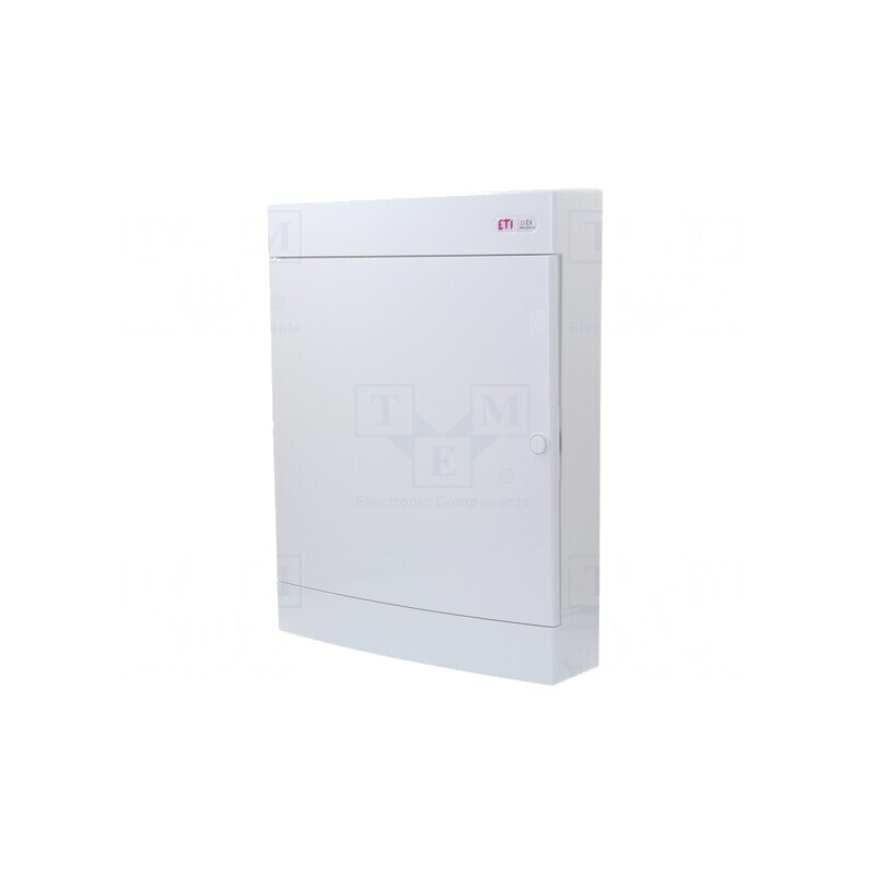 Carcasă Aparatură Modulară Albă IP40 54 Moduli ABS | Electronic-mag.ro | Componente Electronice