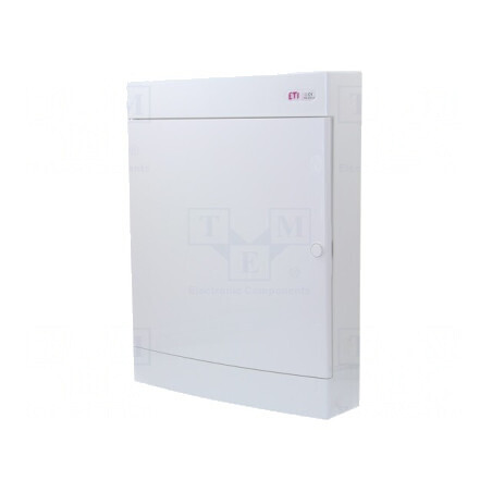 Carcasă Aparatură Modulară Albă IP40 54 Moduli ABS | Electronic-mag.ro | Componente Electronice