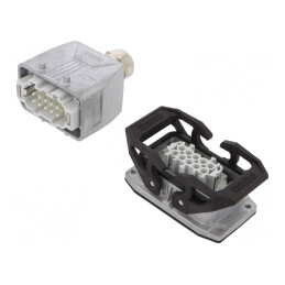 Conector HDC 500V 16A 10 Pin 10 PE | Electronic-mag.ro | Componente Electronice