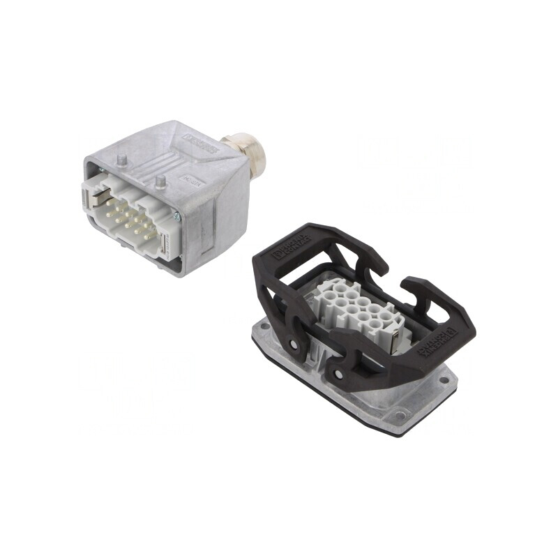 Conector HDC 500V 16A 10 Pin 10 PE | Electronic-mag.ro | Componente Electronice