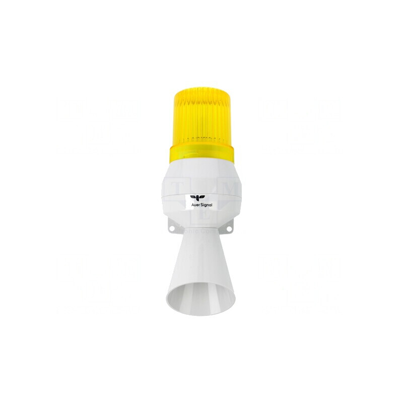 Semnalizator luminos și acustic 230V galben BA15D | Electronic-mag.ro | Componente Electronice