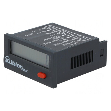 Contor Electronic LCD Impulsuri IP65 22.2x45mm | Electronic-mag.ro | Componente Electronice