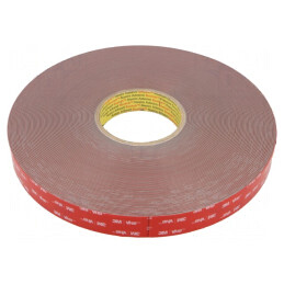 Bandă adezivă acrilică gri 25mm x 33m 3M VHB | Electronic-mag.ro | Componente Electronice