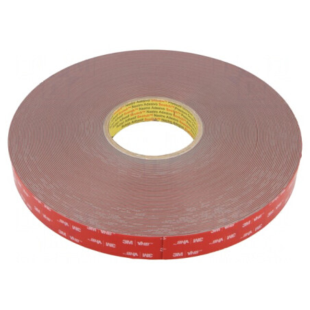 Bandă adezivă acrilică gri 25mm x 33m 3M VHB | Electronic-mag.ro | Componente Electronice