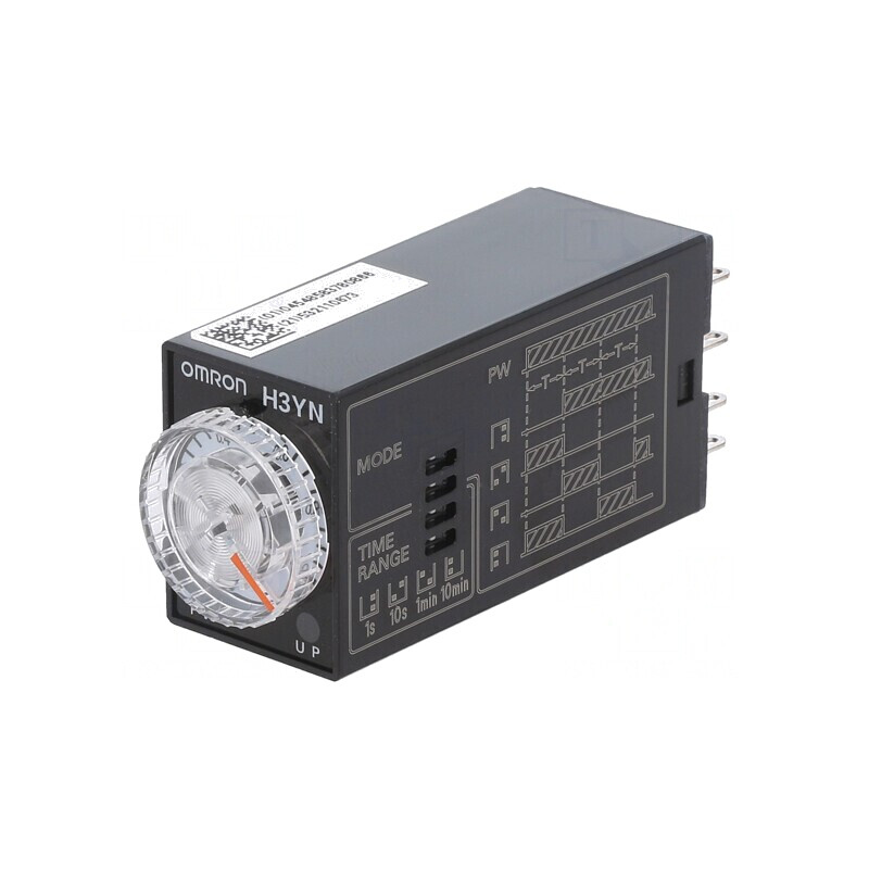Timer DPDT 0,1s-10min 24VAC H3YN-2-B | Electronic-mag.ro | Componente Electronice