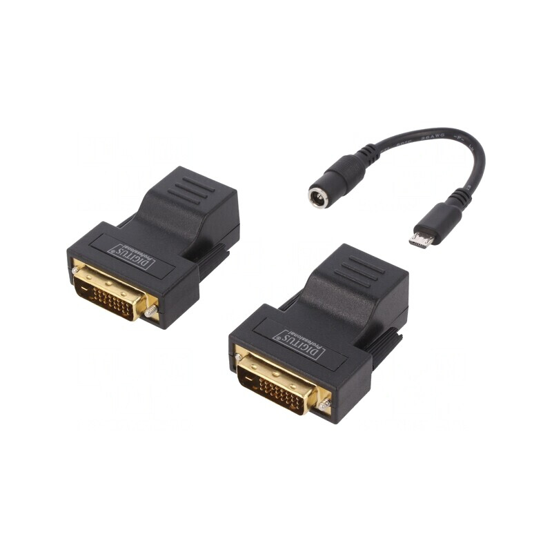 Extender DVI-D cu RJ45 70m 1920x1200px DS-54101 | Electronic-mag.ro | Componente Electronice