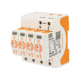 Limitator de Supratensiuni Tip 2 20kA 280VAC 4 Poli | Electronic-mag.ro | Componente Electronice