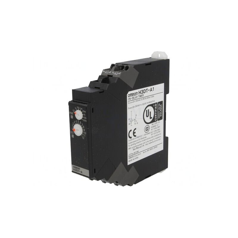 Timer Programabil 0,1s-1200h SPDT 250VAC/5A 24-240V AC/DC | Electronic-mag.ro | Componente Electronice