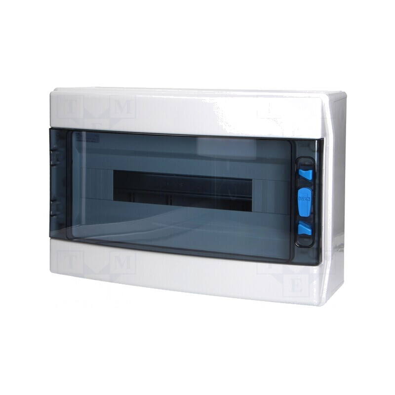 Carcasă pentru aparatură modulară IP65 albă 18 moduli ABS | Electronic-mag.ro | Componente Electronice