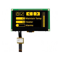 Afișaj OLED Grafic 2,7" 128x64 Galben | Electronic-mag.ro | Componente Electronice
