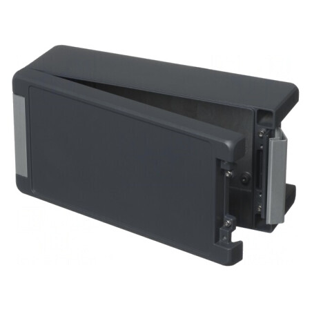 Carcasă universală BOCUBE ALU grafit 128x259x90mm | Electronic-mag.ro | Componente Electronice