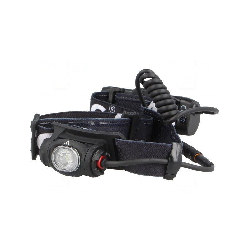 Lanternă LED pentru Cască 400lm Neagră 3W | Electronic-mag.ro | Componente Electronice