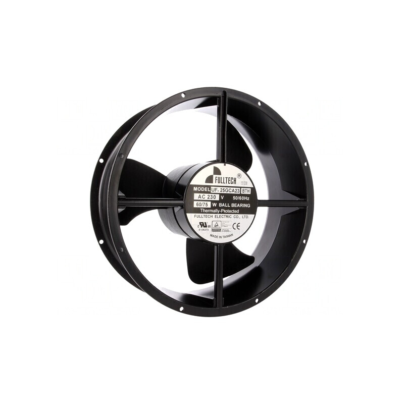 Ventilator AC Axial 230V Ø254x89mm 1110m3/h 61dBA Cu Bilă | Electronic-mag.ro | Componente Electronice