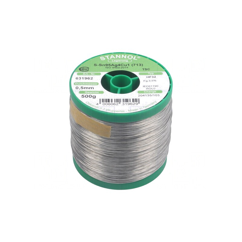 Sârmă de lipit fără plumb 0.5mm 0.5kg 217°C | Electronic-mag.ro | Componente Electronice Sârmă de lipit fără plumb 0.5mm 0.5kg 217°C | Electronic-mag.ro | Componente Electronice