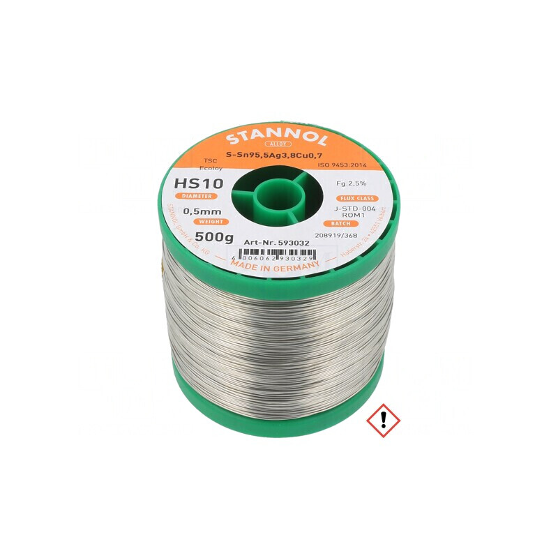 Sârmă de lipit fără plumb 0,5mm 0,5kg 217°C | Electronic-mag.ro | Componente Electronice Sârmă de lipit fără plumb 0,5mm 0,5kg 217°C | Electronic-mag.ro | Componente Electronice