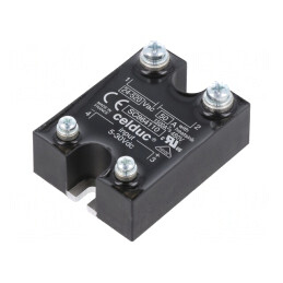 Releu semiconductor 50A 24-520VAC 1-fazat | Electronic-mag.ro | Componente Electronice