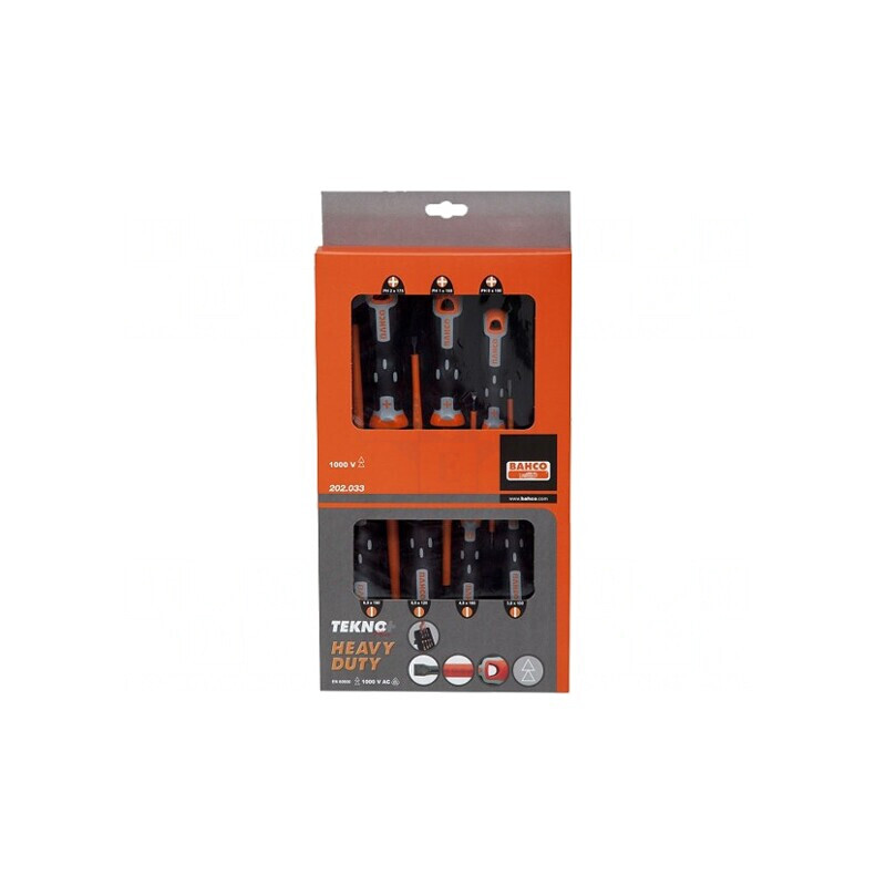 Set Șurubelnițe Izolate 1kV AC Phillips și Plată cu Geantă - 7 Bucăți | Electronic-mag.ro | Componente Electronice