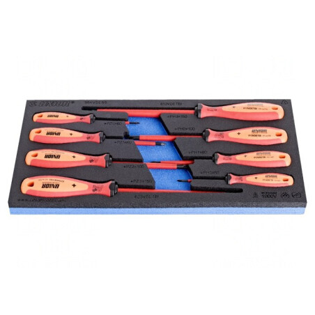 Set Șurubelnițe Izolate Phillips și Pozidriv 8 Bucăți | Electronic-mag.ro | Componente Electronice