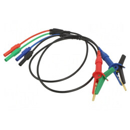 Cabluri de măsurare mufă banană terminal Kelvin x2 | Electronic-mag.ro | Componente Electronice