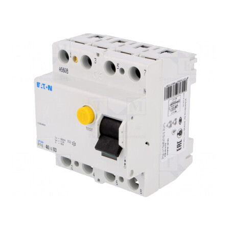 Întrerupător diferenţial 40A 300mA 4P IP20 | Electronic-mag.ro | Componente Electronice