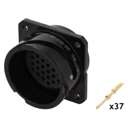 Conector Circular Soclu 16P 37 Pin 13A | Electronic-mag.ro | Componente Electronice