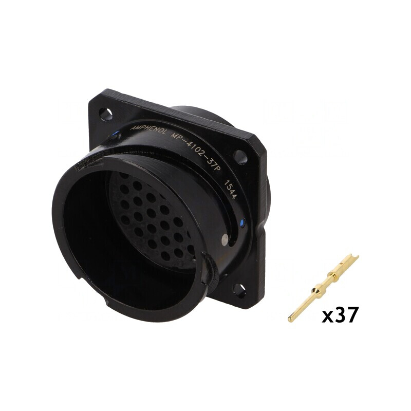 Conector Circular Soclu 16P 37 Pin 13A | Electronic-mag.ro | Componente Electronice