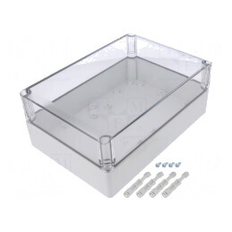 Carcasă universală policarbonat 175x250x100 mm transparentă | Electronic-mag.ro | Componente Electronice