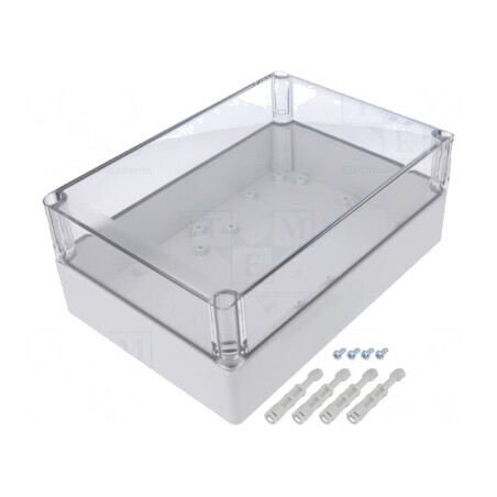 Carcasă universală policarbonat 175x250x100 mm transparentă | Electronic-mag.ro | Componente Electronice