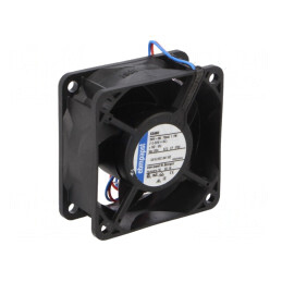 Ventilator DC Axial 24V 60x60x25mm 40m3/h 34dBA Ball Bearing | Electronic-mag.ro | Componente Electronice