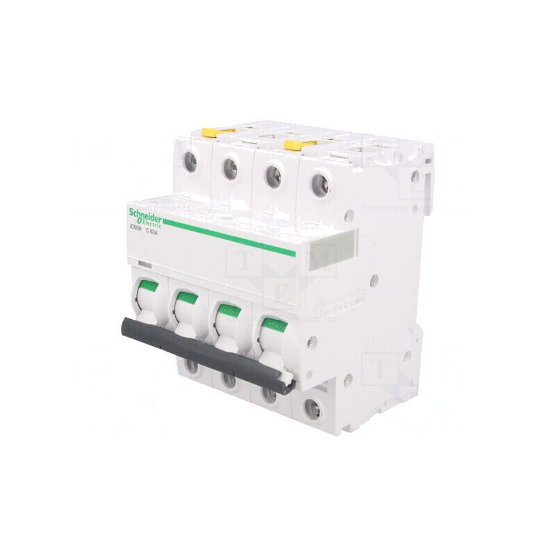 Întrerupător de Supracurent 4 Poli 63A 400VAC C | Electronic-mag.ro | Componente Electronice