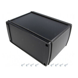 Carcasă Aluminiu IP65 cu Panou ALUBOS 169x100x82mm | Electronic-mag.ro | Componente Electronice