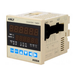 Contor electronic LED cu afișaj dublu H8DA 12-48V | Electronic-mag.ro | Componente Electronice