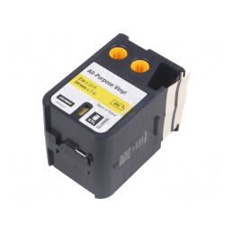 Bandă Galbenă 54mm x 7m cu Caracter Negru | Electronic-mag.ro | Componente Electronice