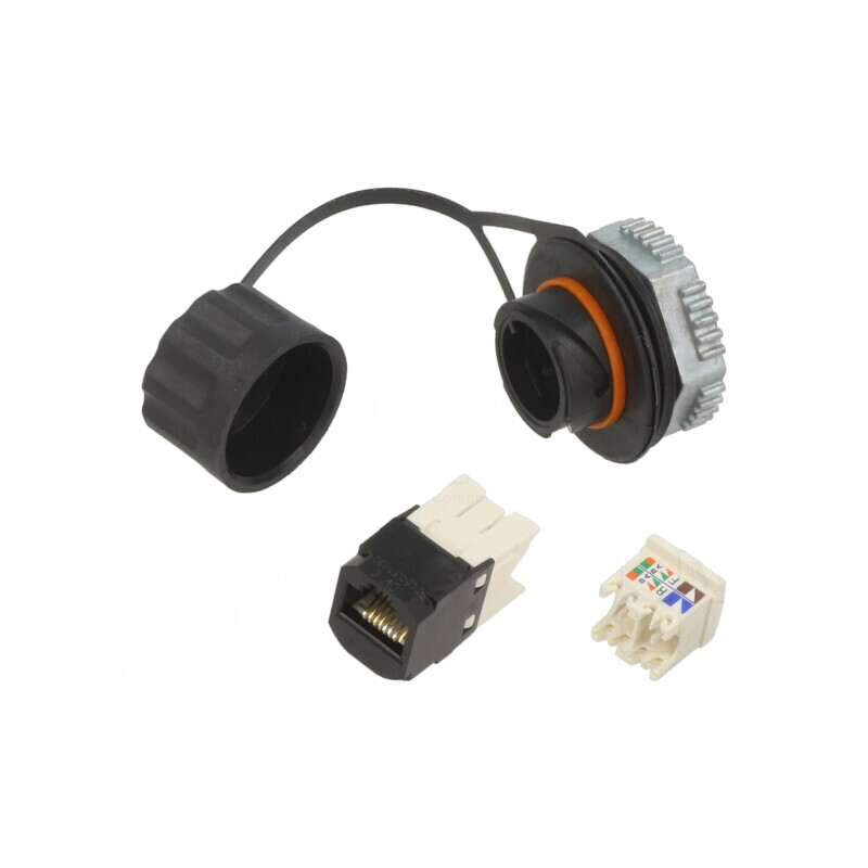 Soclu RJ45 Cat 6 8p8c cu Fixare prin Rotire | Electronic-mag.ro | Componente Electronice Soclu RJ45 Cat 6 8p8c cu Fixare prin Rotire | Electronic-mag.ro | Componente Electronice