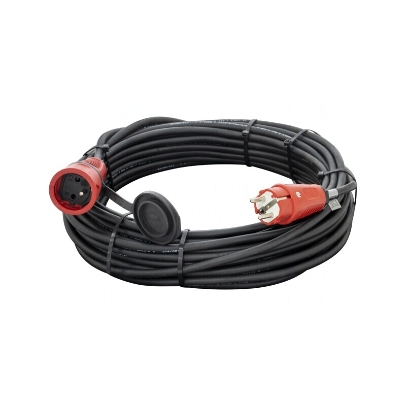 Prelungitor Alimentare Negru 20m 16A | Electronic-mag.ro | Componente Electronice