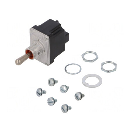 Comutator Basculant DPDT (ON)-ON-(ON) 6A 230VAC IP67 | Electronic-mag.ro | Componente Electronice