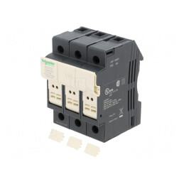 Suport Siguranță Șină DIN Poli 3 | Electronic-mag.ro | Componente Electronice