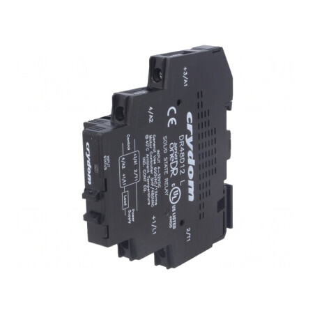 Releu Semiconductori 1-Fazat 12A 48-600VAC 4-32VDC | Electronic-mag.ro | Componente Electronice
