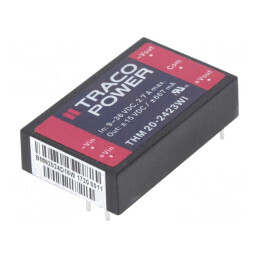 Convertor DC/DC 20W 9-36V Intrare 15V/-15V Ieşire | Electronic-mag.ro | Componente Electronice