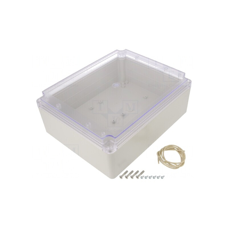 Carcasă universală policarbonat 200x250x95mm Ritec RP1610C | Electronic-mag.ro | Componente Electronice