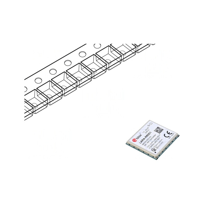 Modul LTE LARA-R6 10Mbps/5Mbps SMD 24x26x2.6mm