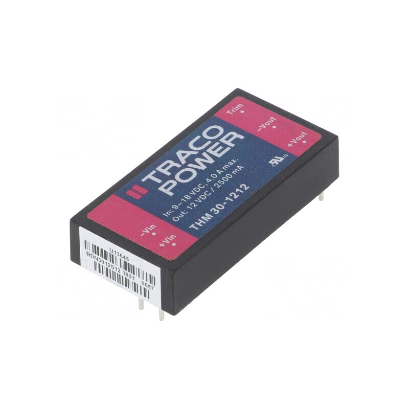 Convertor DC/DC 30W 9-18V la 12V 2500mA | Electronic-mag.ro | Componente Electronice Convertor DC/DC 30W 9-18V la 12V 2500mA | Electronic-mag.ro | Componente Electronice