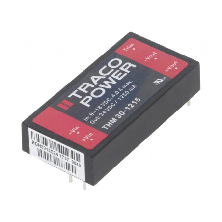 Convertor DC/DC 30W 9-18V la 24V 1250mA | Electronic-mag.ro | Componente Electronice