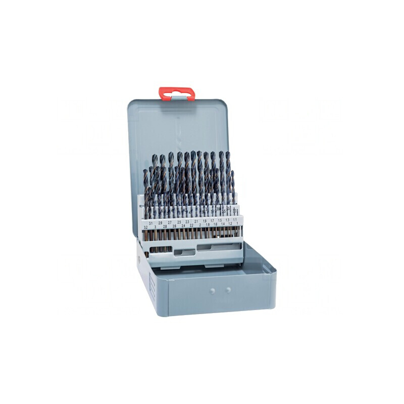 Set Burghie Metal HSS 50 buc. Cutie Metalică | Electronic-mag.ro | Componente Electronice Set Burghie Metal HSS 50 buc. Cutie Metalică | Electronic-mag.ro | Componente Electronice