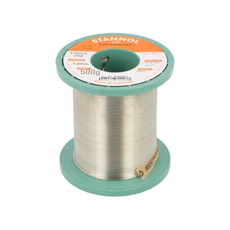 Sârmă de lipit fără plumb 1mm 500g | Electronic-mag.ro | Componente Electronice