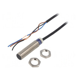Senzor Inductiv PNP NC 0-4mm 10-58VDC M12 IP68 IP69K XS612B1PBL2 | Electronic-mag.ro | Componente Electronice