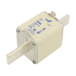Siguranță gPV 250A 1kVDC Ceramică Silver NH2 | Electronic-mag.ro | Componente Electronice