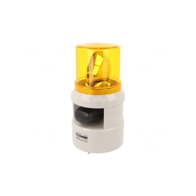 Semnalizator Luminos și Acustic 24VDC Sirenă Lumină Rotativă | Electronic-mag.ro | Componente Electronice