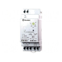 Întrerupător crepuscular pentru şină DIN 230VAC SPDT IP20 | Electronic-mag.ro | Componente Electronice